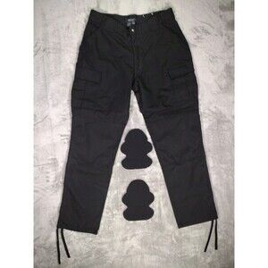 5.11 TDU Ripstop Pants Mens 39 x 34 Black Cargo Polyester Neoprene 74003